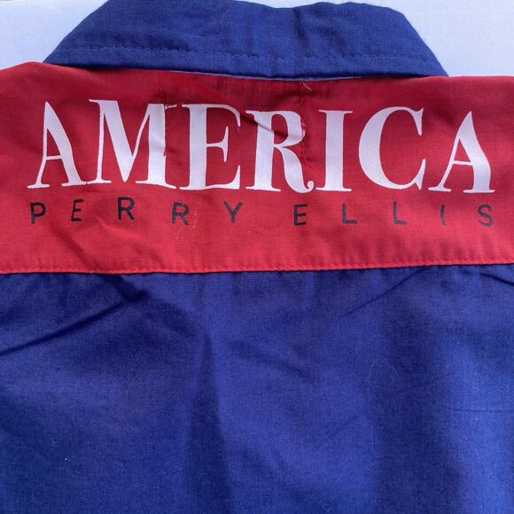 Perry Ellis America Toddler Boys Blue Button Up Shirt 3T BRAND NEW - Picture 3 of 4